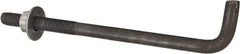 Value Collection - 1-8, 18" OAL Bent Anchor Bolt - Grade 2 Steel - All Tool & Supply