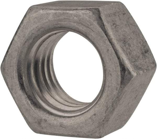 Value Collection - 5/8-11 UN Aluminum Right Hand Hex Nut - 15/16" Across Flats, 35/64" High, Uncoated - All Tool & Supply