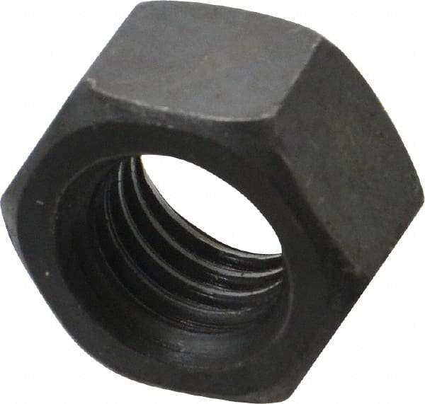 Value Collection - 5/8-11 UNC Steel Right Hand Hex Nut - 15/16" Across Flats, 35/64" High, Black Oxide Finish - All Tool & Supply