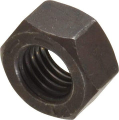 Value Collection - 5/16-24 UNF Steel Right Hand Hex Nut - 1/2" Across Flats, 17/64" High, Uncoated - All Tool & Supply