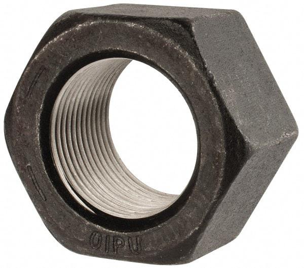 Value Collection - 1-3/8 - 12 UN Steel Right Hand Hex Nut - 2-1/16" Across Flats, 1-11/64" High, Uncoated - All Tool & Supply