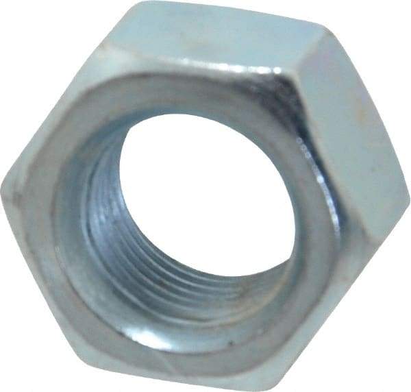 Value Collection - 5/8-18 UNF Steel Right Hand Hex Nut - 15/16" Across Flats, 35/64" High, Zinc-Plated Finish - All Tool & Supply