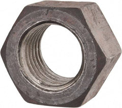 Value Collection - 1-3/8 - 6 UNC Steel Right Hand Hex Nut - 2-1/16" Across Flats, 1-11/64" High, Uncoated - All Tool & Supply