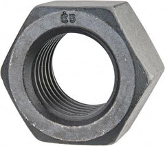 Value Collection - 1-5/8 - 5-1/2 UNC Steel Right Hand Hex Nut - 2-7/16" Across Flats, 1-25/64" High, Uncoated - All Tool & Supply