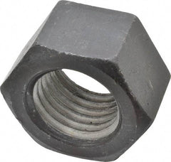 Value Collection - 1-3/4 - 5 UNC Steel Right Hand Hex Nut - 2-5/8" Across Flats, 1-1/2" High, Uncoated - All Tool & Supply