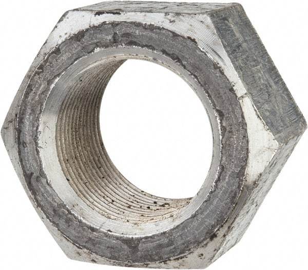 Value Collection - 1-3/8 - 12 UNF Steel Right Hand Hex Nut - 2-1/16" Across Flats, 1.1719" High, Uncoated - All Tool & Supply