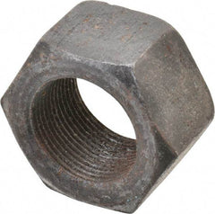 Value Collection - 1-1/2 - 12 UNF Steel Right Hand Hex Nut - 2-1/4" Across Flats, 1.2813" High, Uncoated - All Tool & Supply