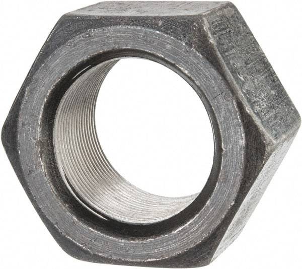 Value Collection - 1-7/8 - 12 UN Steel Right Hand Hex Nut - 2-3/4" Across Flats, 1-3/4" High, Uncoated - All Tool & Supply