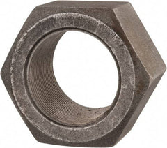 Value Collection - 2-12 UN Steel Right Hand Hex Nut - 3" Across Flats, 1-23/32" High, Uncoated - All Tool & Supply