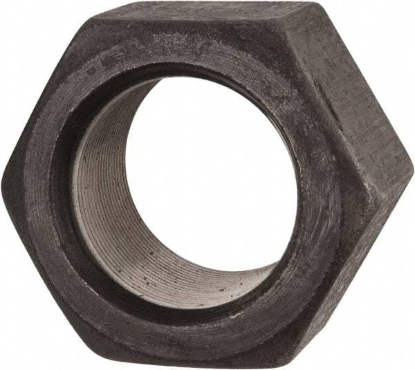 Value Collection - 2-1/4 - 12 UN Steel Right Hand Hex Nut - 3-3/8" Across Flats, 1-55/64" High, Uncoated - All Tool & Supply