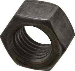 Value Collection - 3/4-10 UNC Steel Left Hand Hex Nut - 1-1/8" Across Flats, 41/64" High, Uncoated - All Tool & Supply