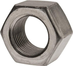 Value Collection - 3/4-16 UNF Steel Left Hand Hex Nut - 1-1/8" Across Flats, 41/64" High, Uncoated - All Tool & Supply