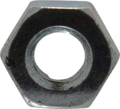 Value Collection - M3x0.50 Steel Right Hand Hex Nut - 5.5mm Across Flats, 2.4mm High, Zinc-Plated Finish - All Tool & Supply