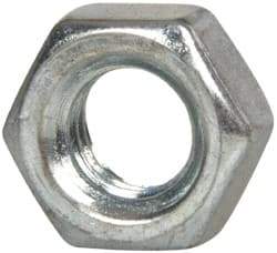 Value Collection - M6x1.00 Metric Coarse Steel Right Hand Hex Nut - 10mm Across Flats, 5mm High, Zinc-Plated Finish - All Tool & Supply