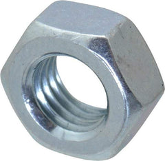 Value Collection - M7x1.00 Steel Right Hand Hex Nut - 11mm Across Flats, 5.5mm High, Zinc-Plated Finish - All Tool & Supply