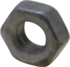 Value Collection - M4x0.70 Steel Right Hand Hex Nut - 7mm Across Flats, 3.2mm High, Uncoated - All Tool & Supply