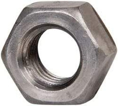 Value Collection - M12x1.75 Steel Right Hand Hex Nut - 19mm Across Flats, 10mm High, Uncoated - All Tool & Supply