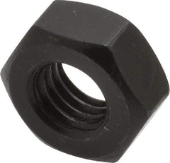 Value Collection - M10x1.50 Steel Right Hand Hex Nut - 17mm Across Flats, 8mm High, Uncoated - All Tool & Supply