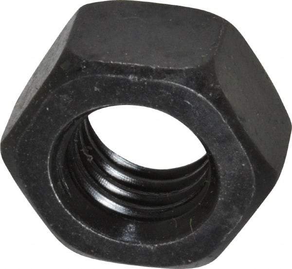 Value Collection - M12x1.75 Steel Right Hand Hex Nut - 19mm Across Flats, 10mm High, Uncoated - All Tool & Supply