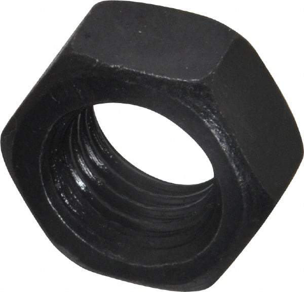 Value Collection - M16x2.00 Steel Right Hand Hex Nut - 24mm Across Flats, 13mm High, Uncoated - All Tool & Supply