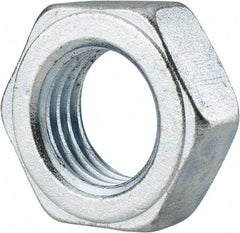 Value Collection - 1-1/4 - 7 UN Steel Right Hand Hex Jam Nut - 1-7/8" Across Flats, 23/32" High, Uncoated - All Tool & Supply