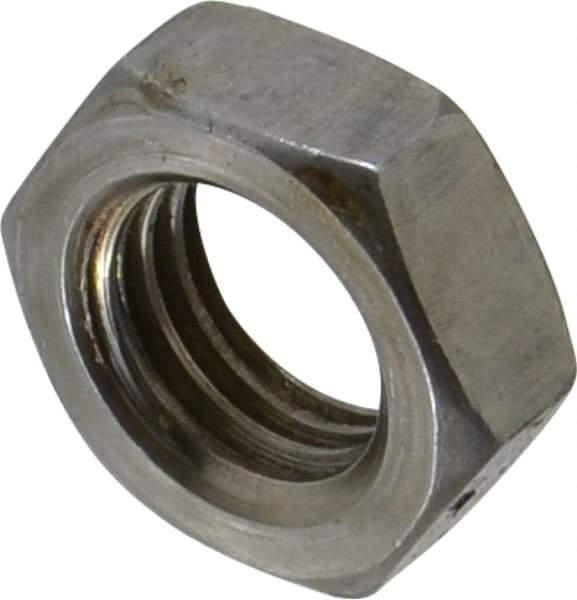 Value Collection - 3/4-10 UNC Steel Right Hand Hex Jam Nut - 1-1/8" Across Flats, 0.4219" High, Uncoated - All Tool & Supply