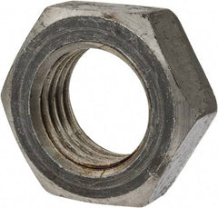 Value Collection - 1-1/4 - 7 UNC Steel Right Hand Hex Jam Nut - 1-7/8" Across Flats, 0.7188" High, Uncoated - All Tool & Supply