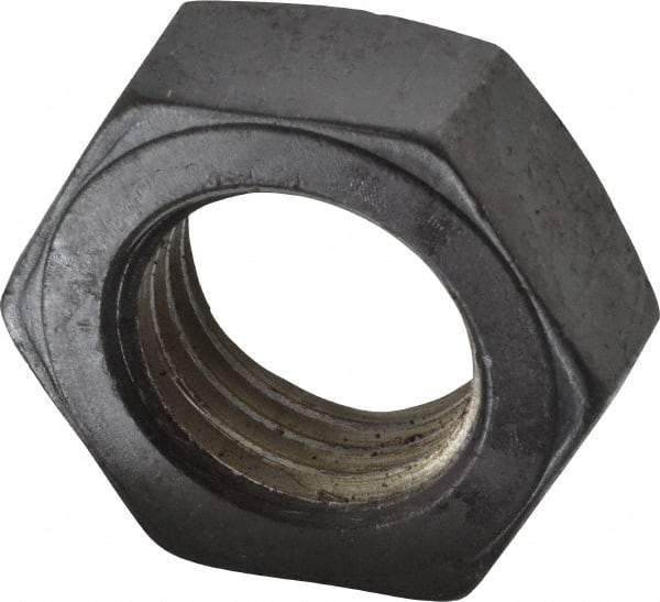 Value Collection - 1-3/4 - 5 UNC Steel Right Hand Hex Jam Nut - 2-5/8" Across Flats, 31/32" High, Uncoated - All Tool & Supply