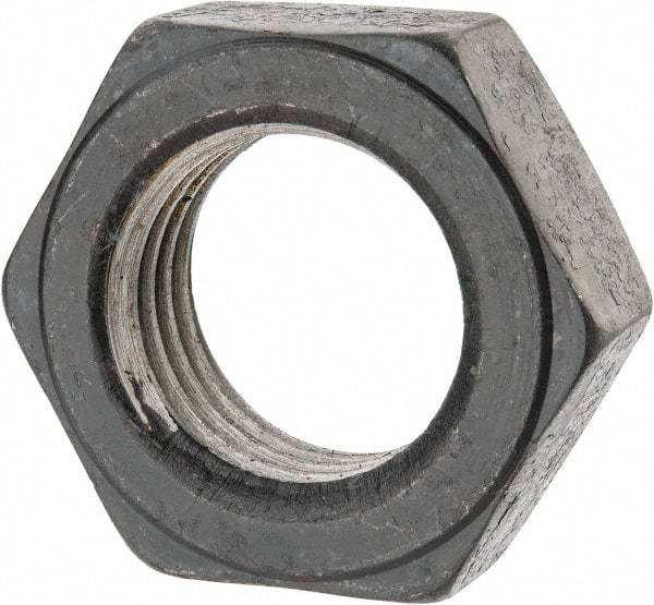 Value Collection - 2 - 4-1/2 UNC Steel Right Hand Hex Jam Nut - 3" Across Flats, 1-3/32" High, Uncoated - All Tool & Supply