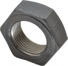 Value Collection - 1-1/4 - 12 UNF Steel Right Hand Hex Jam Nut - 1-7/8" Across Flats, 23/32" High, Uncoated - All Tool & Supply