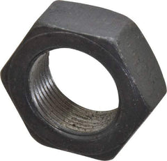 Value Collection - 1-3/8 - 12 UNF Steel Right Hand Hex Jam Nut - 2-1/16" Across Flats, 25/32" High, Uncoated - All Tool & Supply