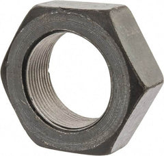 Value Collection - 1-3/4 - 12 UNF Steel Right Hand Hex Jam Nut - 2-5/8" Across Flats, 31/32" High, Uncoated - All Tool & Supply