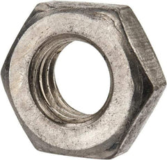 Value Collection - 7/16-14 UNC Steel Right Hand Heavy Hex Jam Nut - 3/4" Across Flats, 1/4" High, Uncoated, 2B Class of Fit - All Tool & Supply