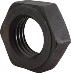 Value Collection - 2 - 4-1/2 UNC Steel Right Hand Heavy Hex Jam Nut - 3-1/8" Across Flats, 1-3/32" High, Uncoated, 2B Class of Fit - All Tool & Supply