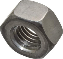 Value Collection - 1/2-13 UNC Steel Right Hand Heavy Hex Nut - 7/8" Across Flats, 31/64" High, Uncoated, 2B Class of Fit - All Tool & Supply