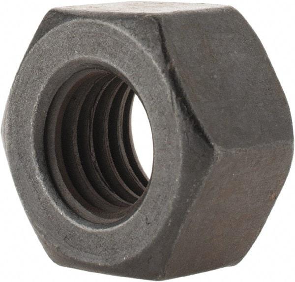 Value Collection - 5/8-11 UNC Steel Right Hand Heavy Hex Nut - 1-1/16" Across Flats, 39/64" High, Uncoated, 2B Class of Fit - All Tool & Supply