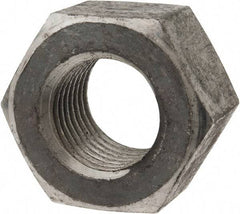 Value Collection - 1-1/4 - 7 UNC Steel Right Hand Heavy Hex Nut - 2" Across Flats, 1.2188" High, Uncoated - All Tool & Supply