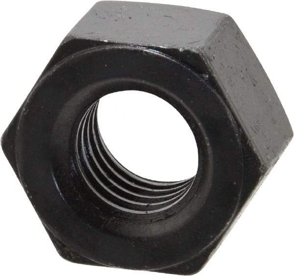 Value Collection - 5/8-11 UNC Steel Right Hand Heavy Hex Nut - 1-1/16" Across Flats, 39/64" High, Uncoated, 2B Class of Fit - All Tool & Supply