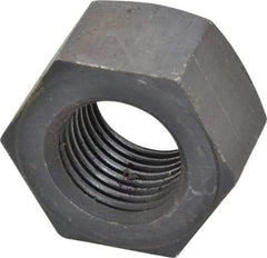 Value Collection - 1-1/4 - 8 UN Steel Right Hand Heavy Hex Nut - 2" Across Flats, 1-7/32" High, Uncoated, 2B Class of Fit - All Tool & Supply