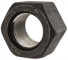 Value Collection - 1-3/4 - 8 UN Steel Right Hand Heavy Hex Nut - 2-3/4" Across Flats, 1-23/32" High, Uncoated, 2B Class of Fit - All Tool & Supply