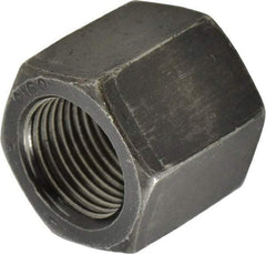 Value Collection - 7/8-14 UNF Steel Right Hand High Hex Nut - 1-5/16" Across Flats, 1-5/32" High, Uncoated - All Tool & Supply