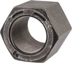 Value Collection - 1-1/4 - 12 UNF Steel Right Hand High Hex Nut - 1-13/16" Across Flats, 2-7/8" High, Uncoated - All Tool & Supply