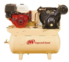 Ingersoll-Rand - 13 HP Two Stage Gas Engine Air Compressor - Honda Engine, Horizontal Configuration, 30 Gallon, 19 CFM, 175 Max psi - All Tool & Supply