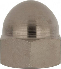 Value Collection - 3/4-16" UNF, 1/16" Width Across Flats, Nickel Plated, Steel Acorn Nut - 1" Overall Height, Grade 2 - All Tool & Supply