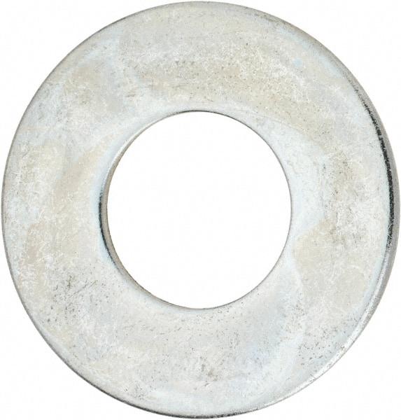 Value Collection - 1-3/4" Screw, Steel USS Flat Washer - 1-7/8" ID x 4" OD, 0.153" Thick, Zinc-Plated Finish - All Tool & Supply