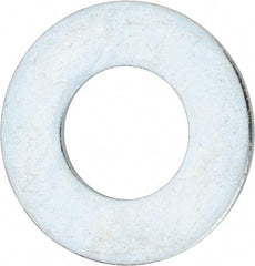 Value Collection - 2-1/4" Screw, Steel USS Flat Washer - 2-3/8" ID x 4-3/4" OD, 0.193" Thick, Zinc-Plated Finish - All Tool & Supply