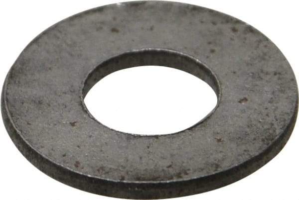 Value Collection - #10 Screw, Steel USS Flat Washer - 1/4" ID x 9/16" OD, 3/64" Thick, Plain Finish - All Tool & Supply