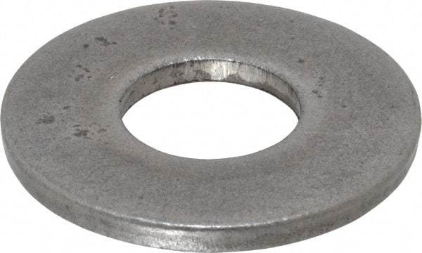 Value Collection - 1" Screw, Steel USS Flat Washer - 1-1/16" ID x 2-1/2" OD, 11/64" Thick, Plain Finish - All Tool & Supply