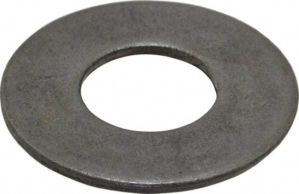 Value Collection - 1-1/8" Screw, Steel USS Flat Washer - 1-1/4" ID x 2-3/4" OD, 11/64" Thick, Plain Finish - All Tool & Supply