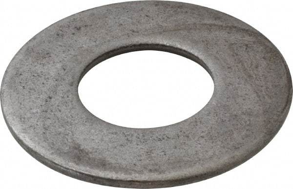 Value Collection - 1-1/2" Screw, Steel USS Flat Washer - 1-5/8" ID x 3-1/2" OD, 3/16" Thick, Plain Finish - All Tool & Supply